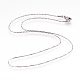 Non-Tarnish 304 Stainless Steel Snake Chain Necklaces(NJEW-G313-20P)-1