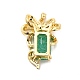 Pendentifs en laiton zircon cubique transparent(KK-I695-016A)-2