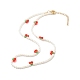 Colliers de perles de cerisier en perles de coquillages ronds(X1-NJEW-TA00001)-1