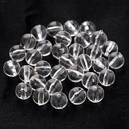Acrylic Beads, Round, Transparent, 10mm, hole: 1.5mm, about 880pcs/500g(PL526)