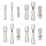 CHGCRAFT 12 Set 4 Style Stainless Steel Rivet Screws, Column, Stainless Steel Color, 3 set/style(FIND-CA0003-48)