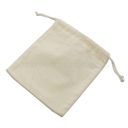 Velvet Cellphone Bags, Rectangle, Creamy White, 9x7cm(X-TP009-6)