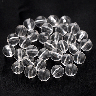 10mm Clear Round Acrylic Beads