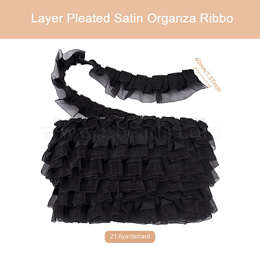 2-Layer Pleated Satin Organza Ribbons(PJ-TAC0004-02F)-3