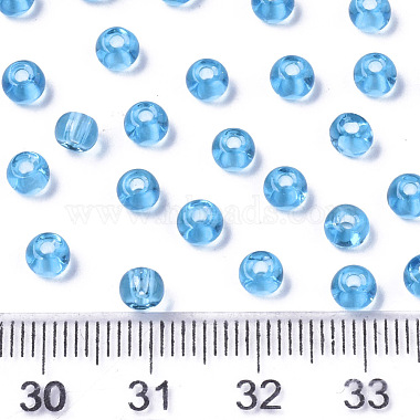 Perles en verre transparentes(SEED-S040-09A-07)-4