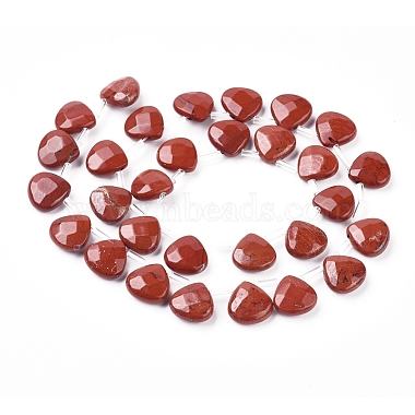Natural Red Jasper Beads Strands(G-G821-11A)-2