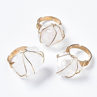 Quartz Crystal Finger Rings