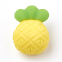 Yellow Fruit Silicone Beads(X-SIL-N001-06B)