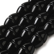 Natural Obsidian Beads Strands, Rice, 18~18.5x13mm, Hole: 1.5mm, about 21pcs/strand, 15.24''(38.7cm)(G-P521-C01-01)