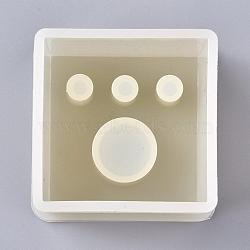 DIY Cube Flower Receptacle, Penrack Casting Silicone Molds, For UV Resin, Epoxy Resin Making, White, 73x73x62mm, Inner Diameter: 62x62mm(DIY-F048-02)