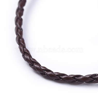 Trendy Braided Imitation Leather Necklace Making(X-NJEW-S105-002)-3