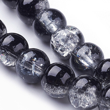 Spray Painted Crackle Glass Beads Strands(CCG-Q002-6mm-11)-3