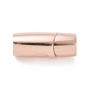 Rose Gold Column 304 Stainless Steel Magnetic Clasps