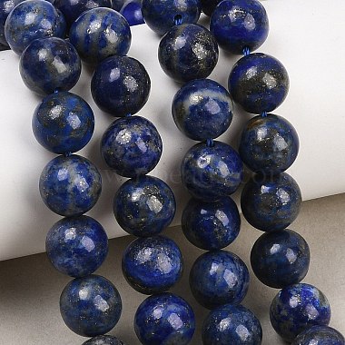 nat&uuml;rlichen Lapislazuli Perlenstr&auml;nge(G-S333-10mm-013)-8