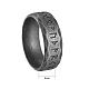 Viking Rune Titanium Steel Finger Rings for Men(WGDF4AB-50)-2