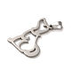 Non-Tarnish 304 Stainless Steel Pendants(STAS-O005-15P)-2