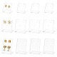 12Pcs 3 Styles Organic Glass & Acrylic Earring Displays Sets(EDIS-DR0001-09)-1