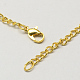 Vintage Iron Twisted Chain Necklace Making for Pocket Watches Design(CH-R062-G)-2