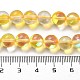 des billes de verre transparentes(GLAA-B022-8mm-06)-4