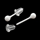 Ceramic Round Ball Stud Earrings(EJEW-Q768-18G)-3