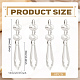 4Pcs Teardrop Glass Pendants(GLAA-LP0001-22)-2