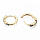 Brass Micro Pave Cubic Zirconia Huggie Hoop Earrings(X-EJEW-T014-09G-01-NF)-3