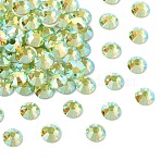 Preciosa&reg MAXIMA Crystal No Hotfix Flatback Stones, Czech Crystal, Dura Foiling, Round(438 11 615 Chaton Rose), 50540 200 Limecicle AB, SS16(3.8~4mm)(Y-PRC-NSS16-50540-200)