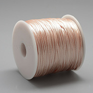 Nylon Thread, PeachPuff, 2.5mm, about 32.81 Yards(30m)/Roll(NWIR-Q010B-180)