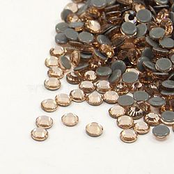 Glass Hotfix Rhinestone, Grade AA, Flat Back & Faceted, Half Round, Light Peach, SS20, 4.6~4.8mm, about 1440pcs/bag(RGLA-A019-SS20-362)