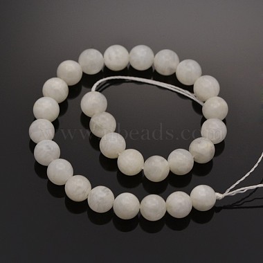 Brins de perles rondes en pierre de lune arc-en-ciel naturelle(X-G-P088-57-8mm)-2