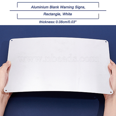 Глобленд алюминиевые пустые предупреждающие знаки(DIY-GL0003-03A)-6