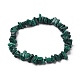Natural Malachite Chip Beads Stretch Bracelets(BJEW-JB05765-04)-1