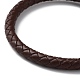 Leather Braided Round Cord Bracelet(BJEW-F460-02EB)-4