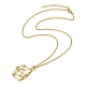 Crystal Cage Holder Necklace(NJEW-JN04606-02)-5