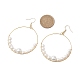 Shell Pearl Dangle Earring(EJEW-JE05912)-3