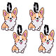 Dog PVC Luggage Tag(AJEW-WH0528-14)-1