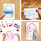 Sun & Mountain & Butterfly PET Out Drawing Painting Stencils(DIY-WH0416-0021)-4