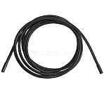 Round PU Leather Cord Tie Knot Belts for Dress, Black, 1625mm(DIY-WH20007-802A-02)