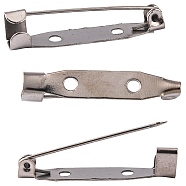 Iron Brooch Findings, Back Bar Pins, Gunmetal, 30mmx5mmx6mm(X-E021Y-B)