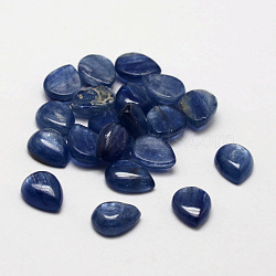 Teardrop Natural Kyanite/Cyanite/Disthene Cabochons, 9x7x3~4mm(X-G-O145-01A)