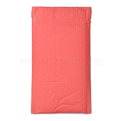 Matte Film Package Bags, Bubble Mailer, Padded Envelopes, Rectangle, Salmon, 22.2x12.4x0.2cm(OPC-P002-01C-05)