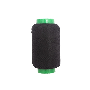Polyester Sewing Threads, for Hand & Machine Sewing, Tassel Embroidery, Black, 0.25mm