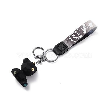 Imitation Leather Clasps Keychain(KEYC-I113-03D)-3