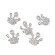 Brass Pave Clear Cubic Zirconia Connector Charms(KK-E068-VB347)-4