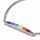 Pulsera del orgullo del arco iris(BJEW-F419-12A-P)-2