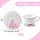 2Pcs Bohemian Macrame Cotton Car Cup Holder Coasters(AJEW-OC0014-44B)-2