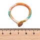 Handwoven Gradient Braided Polyester Cord Pendant Decorations(HJEW-F026-01D)-3