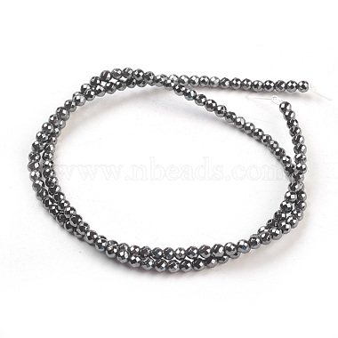 Non-Magnetic Synthetic Hematite Beads Strands(HEMA-3D)-2