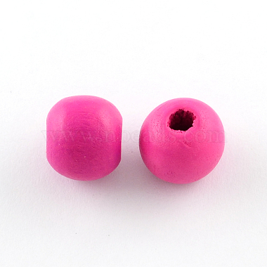 Dyed Natural Wood Beads(WOOD-R249-045)-2