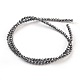 Non-Magnetic Synthetic Hematite Beads Strands(HEMA-3D)-2
